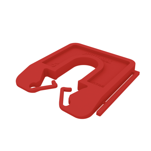 Millimax uitvulplaatje 5mm rood | 80st/ds